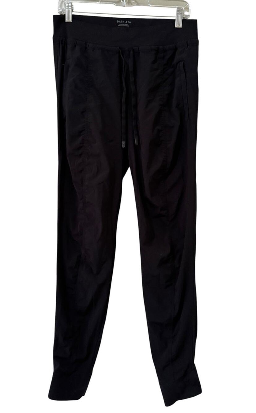 Athleta Attitude Pants Women Size 10T Jogger Drawstring Pants Stretch Athleisure